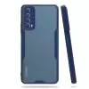 Huawei P Smart 2021 Kılıf Parfe Silikon Kapak Kamera Korumalı Kılıf Ultra Ince Buzlu Mat Renkli