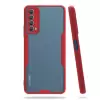 Huawei P Smart 2021 Kılıf Parfe Silikon Kapak Kamera Korumalı Kılıf Ultra Ince Buzlu Mat Renkli
