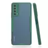 Huawei P Smart 2021 Kılıf Parfe Silikon Kapak Kamera Korumalı Kılıf Ultra Ince Buzlu Mat Renkli