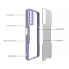 Huawei P Smart 2021 Kılıf Parfe Silikon Kapak Kamera Korumalı Kılıf Ultra Ince Buzlu Mat Renkli