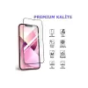 IPhone 14 Uyumlu Safir Ekran Koruyucu HD Tam Kaplayan 5D Full Koruma Antistatic Temperli Cam