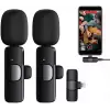 Kablosuz Yaka Mikrofonu iPhone Lightning 2li Mini Mikrofon Youtube Tik Tok 2 Adet