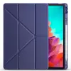Lenovo Idea Tab Pro 12.7 Tb-373fu Kılıf Lopard Tri Folding Kalem Bölmeli Standlı Kılıf
