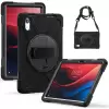 Lenovo Tab M11 Tb-330fu Uyumlu Tablet Silikon Tank Military Ultra Koruma Standlı Defender