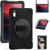 Lenovo Tab M11 Tb-330fu Uyumlu Tablet Silikon Tank Military Ultra Koruma Standlı Defender