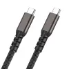 Lopard 2.Jenerasyon Type-C to Type-C USB3.2 PD Data Kablosu 100W 20Gbps 4K@60Hz 0.2 Metre