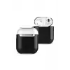 Lopard Airpods 2 (2.nesil) 3in1 Kılıf - Siyah-beyaz