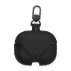 Lopard Airpods Pro 2 (2.nesil) Çanta Deri Kılıf - Siyah