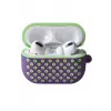 Lopard Airpods Pro 2 (2.nesil) Spor Delikli Kılıf - Lila-yeşil