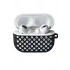 Lopard Airpods Pro 2 (2.nesil) Spor Delikli Kılıf - Siyah-beyaz