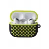 Lopard Airpods Pro 2 (2.nesil) Spor Delikli Kılıf - Siyah-sarı