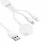 Lopard Akıllı Saat 3 in 1 Lightning-Type-C-Wireless USB Şarj Kablosu