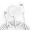Lopard Akıllı Saat Wireless To Lightning Type-C Şarj Kablosu 1.2M