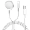 Lopard Akıllı Saat Wireless To Lightning Type-C Şarj Kablosu 1.2M