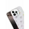 Lopard Apple İphone 14 Lumi Desenli Kapak - Beyaz