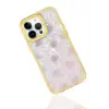 Lopard Apple İphone 14 Lumi Desenli Kapak - Sarı