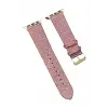 Lopard Apple Watch 38mm Creeper Desenli Kordon - Rose Gold