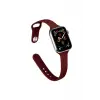 Lopard Apple Watch 42mm Klasik Kordon - Bordo