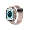 Lopard Apple Watch 42mm Kr412 Elegance Stylısh Kordon - Pudra