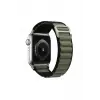 Lopard Apple Watch 42mm Mountain Kordon - Siyah-yeşil