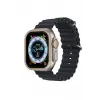 Lopard Apple Watch Ultra 49mm Alüminyum Kasa Cam Ekran Koruyucu - Gold