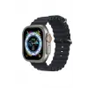 Lopard Apple Watch Ultra 49mm Alüminyum Kasa Cam Ekran Koruyucu - Gri