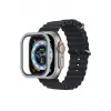 Lopard Apple Watch Ultra 49mm Alüminyum Kasa Cam Ekran Koruyucu - Mavi