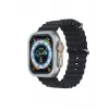 Lopard Apple Watch Ultra 49mm Alüminyum Kasa Cam Ekran Koruyucu - Mavi