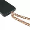 Lopard Cep Telefonu Askısı Metal Zincir 35 cm