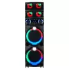Lopard Gd-2126 Dijital Led Göstergeli Fm Radyolu Mikrofonlu Rgb Tws Çift 12 İnç Stereo Bass Kablosuz Karaoke Hoparlör