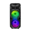 Lopard Gd-2402 Dijital Led Göstergeli Fm Radyolu Mikrofonlu Rgb Tws Çift 4 İnç Stereo Bass Kablosuz Karaoke Hoparlör