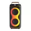 Lopard Gd-2608 Dijital Led Göstergeli Fm Radyolu Mikrofonlu Rgb Tws Çift 6.5 İnç Stereo Bass Kablosuz Karaoke Hoparlör