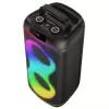 Lopard Gd-2608 Dijital Led Göstergeli Fm Radyolu Mikrofonlu Rgb Tws Çift 6.5 İnç Stereo Bass Kablosuz Karaoke Hoparlör