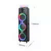 Lopard Gd-3126 Dijital Led Göstergeli Mikrofonlu Rgb Tws Üçlü 10 İnç Stereo Bass Kablosuz Karaoke Hoparlör