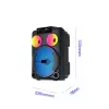 Lopard Gd-892 Mikrofonlu Rgb Tws 8 İnç Stereo Bass Kablosuz Karaoke Hoparlör