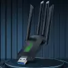 Lopard Gd-bt318 Çift Bantlı 1200m 300mbps 4 Antenli Kablosuz İnternet Sağlayıcı Usb Wifi Adaptör