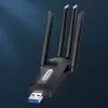 Lopard Gd-bt318 Çift Bantlı 1200m 300mbps 4 Antenli Kablosuz İnternet Sağlayıcı Usb Wifi Adaptör