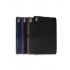 Lopard İpad Pro 11 (2024) Kılıf Color Karbon Tablet Kılıfı - Koyu Gri