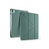 Lopard İpad Pro 13 (2024) Kılıf Kalemlikli Mars Tablet Kılıfı - Koyu Yeşil
