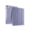 Lopard İpad Pro 13 (2024) Kılıf Kalemlikli Mars Tablet Kılıfı - Lila