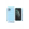 Lopard İphone 11 Pro Max Kılıf Optimum Silikon - Sky Blue