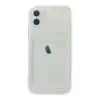 Lopard İphone 12 Kılıf Kart Şeffaf Silikon - Şeffaf