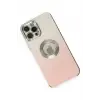 Lopard İphone 12 Pro Kılıf Best Silikon - Pembe