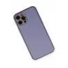 Lopard İphone 12 Pro Kılıf Coco Deri Silikon Kapak - Açık Lila