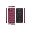 Lopard İphone 12 Pro Kılıf Optimum Silikon - Bordo