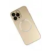 Lopard İphone 13 Pro Kılıf Jack Magneticsafe Lens Silikon - Gold