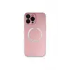 Lopard İphone 13 Pro Kılıf Jack Magneticsafe Lens Silikon - Rose Gold