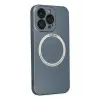 Lopard İphone 13 Pro Kılıf Jack Magneticsafe Lens Silikon - Sierra Blue