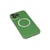 Lopard İphone 13 Pro Kılıf Jack Magneticsafe Lens Silikon - Yeşil