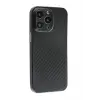 Lopard İphone 13 Pro Kılıf Karbon Pp Silikon - Siyah